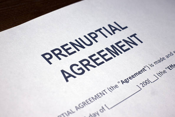 no prenuptial agreement